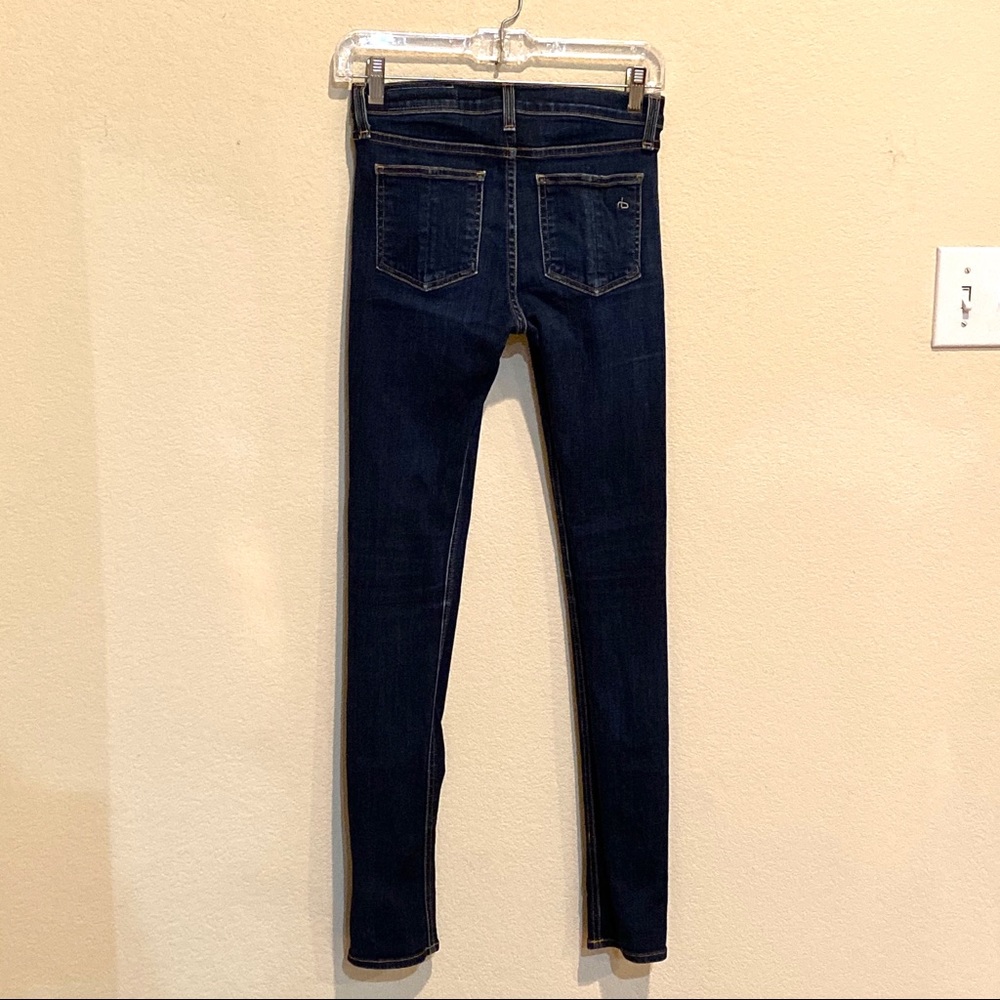 Rag & Bone High Rise Skinny Jeans, Heritage Color - Picture 10 of 12